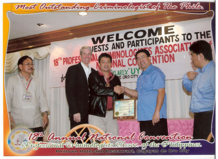 DR. CRISANTO M. NULUD MOST OUTSTANDING CRIMINOLOGIST OF THE PHILS., 2008